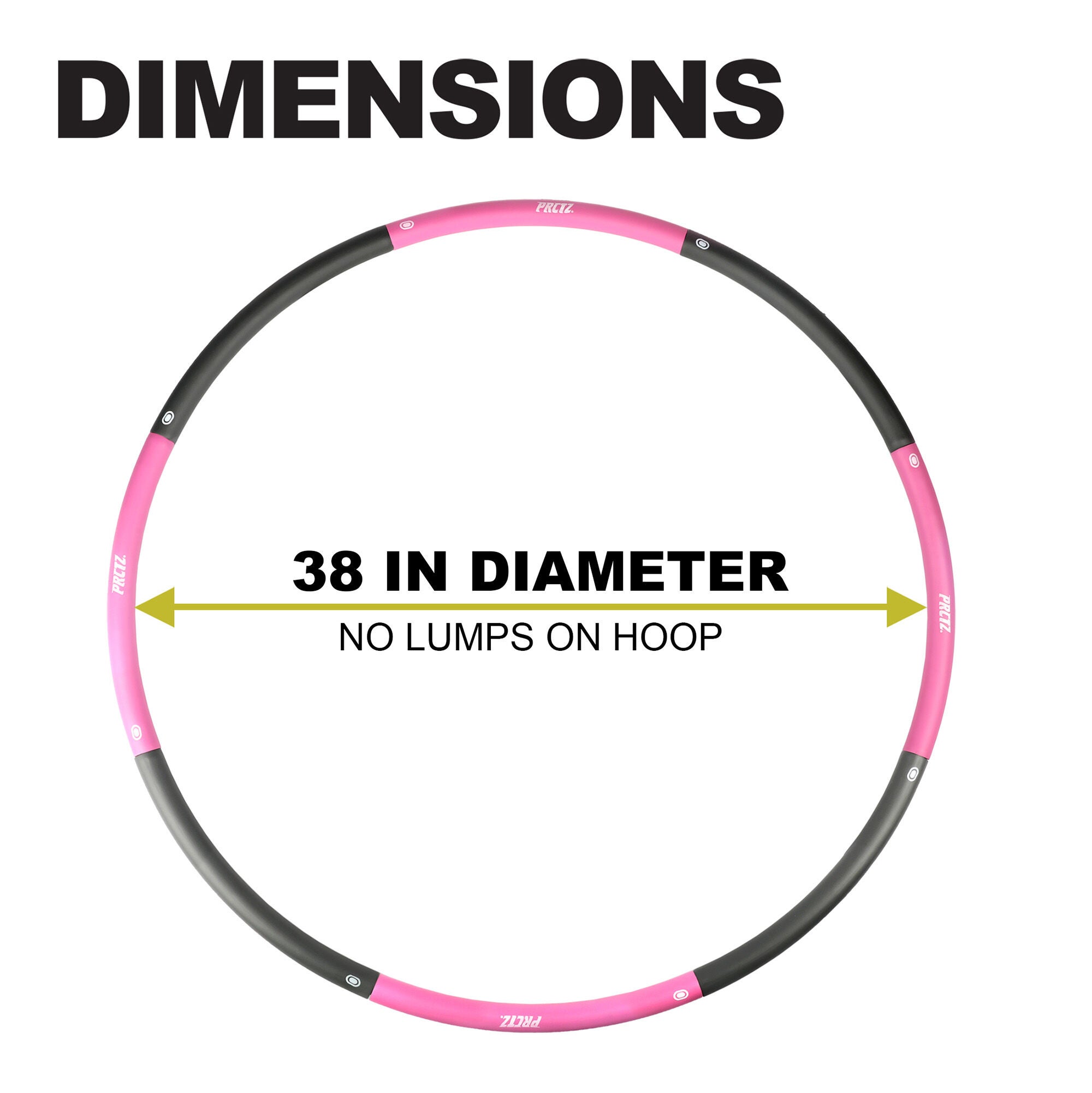 Weighted Hoola Hoop - Pink